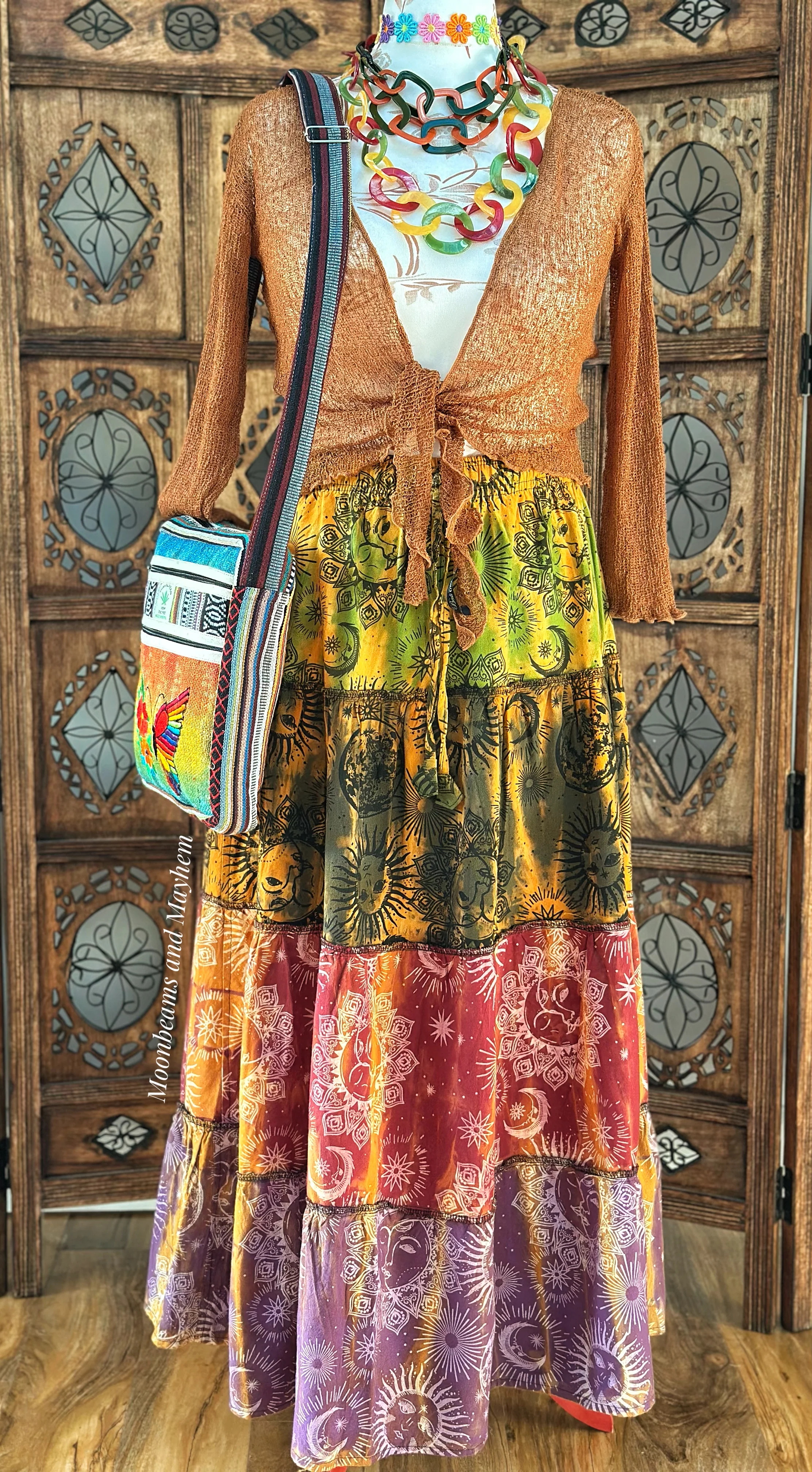 BUTTERFLY BLOOM MESSENGER BAG - Image 6