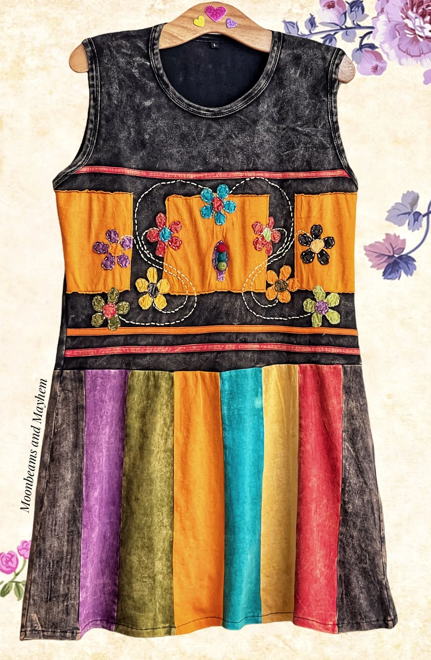 DANCE OF THE FLOWERS DRESS / TUNIC - SIZE L (OF) - Image 3