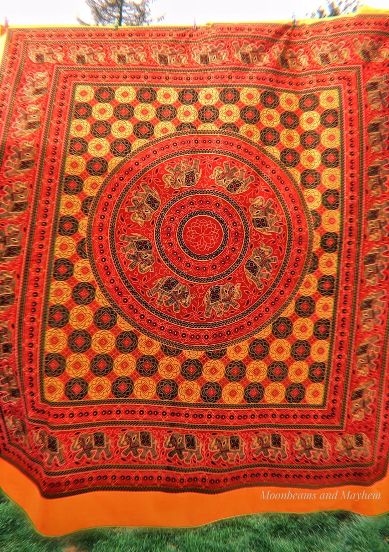 TRIBAL TRANQUILITY THROW / TAPESTRY - Image 2