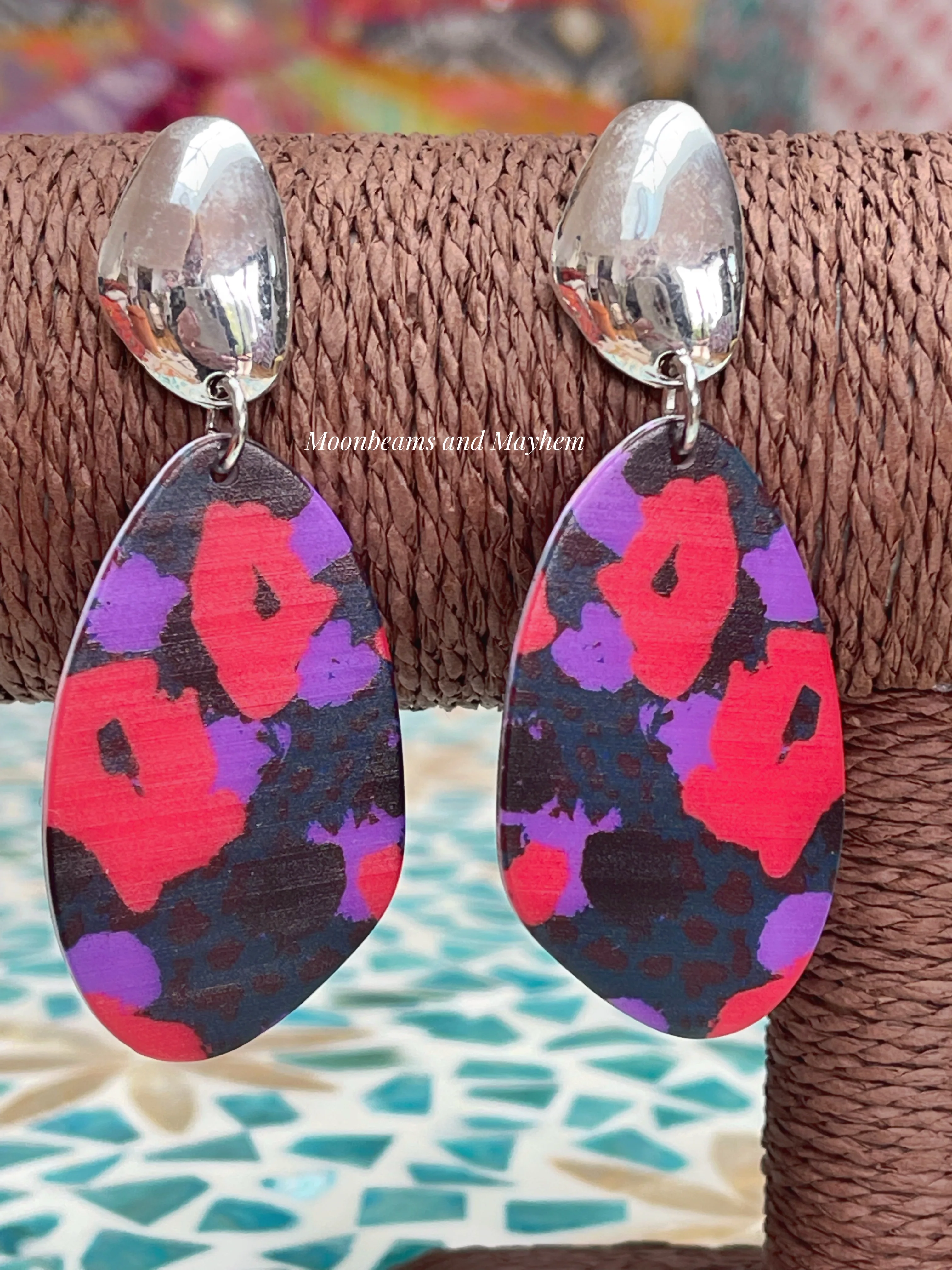 DELICIOUS POPPY DROP EARRINGS - Image 3
