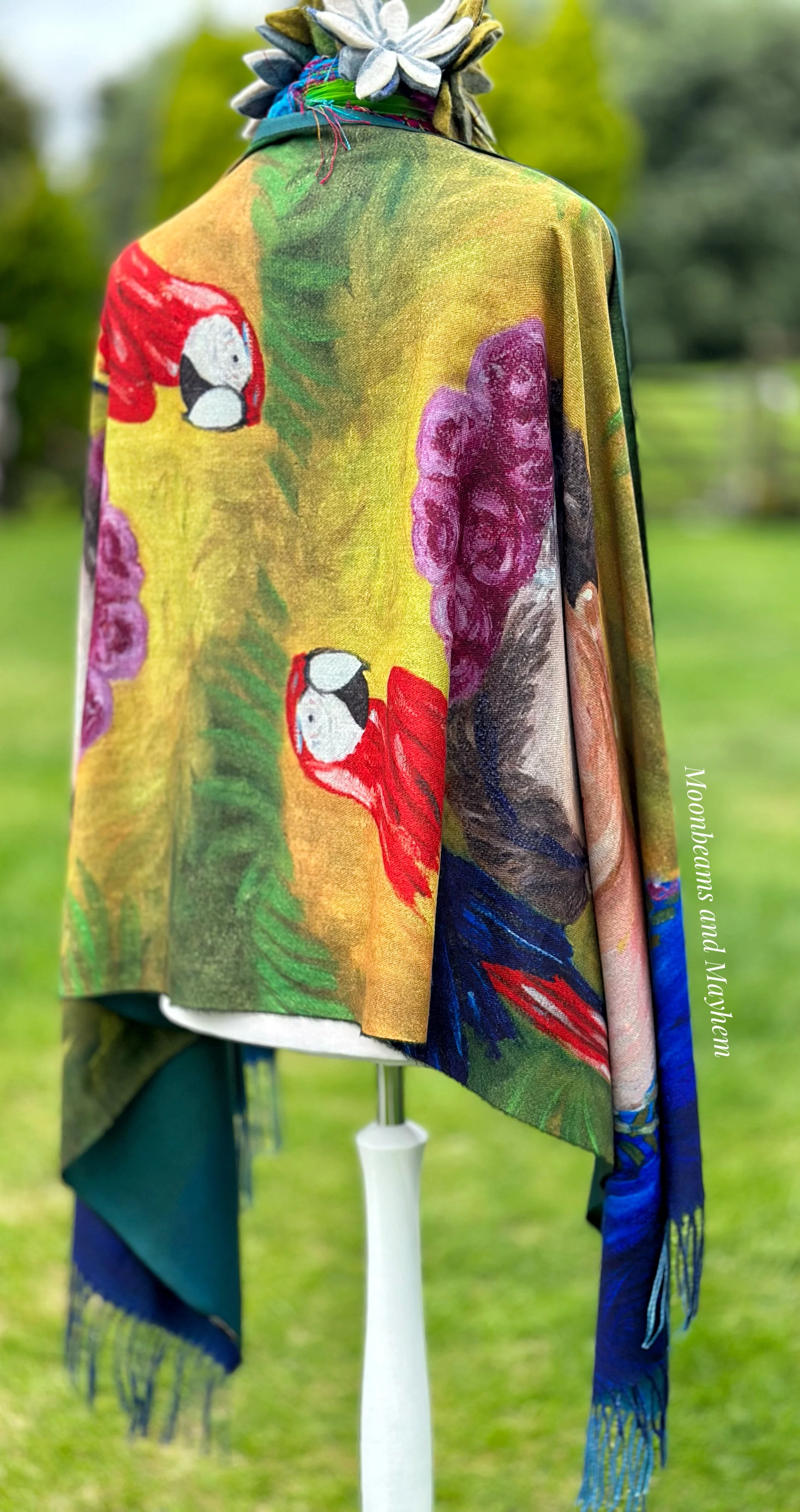 DIVINE FRIDA KAHLO SCARF / PASHMINA / SHAWL - Image 2
