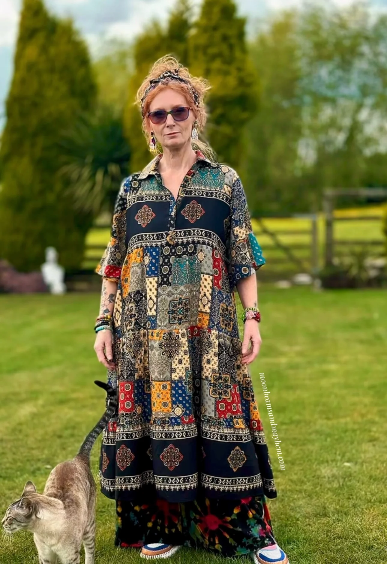 EDEN BELLE BOHEMIAN SHIRT DRESS (M) OF75 - Image 4