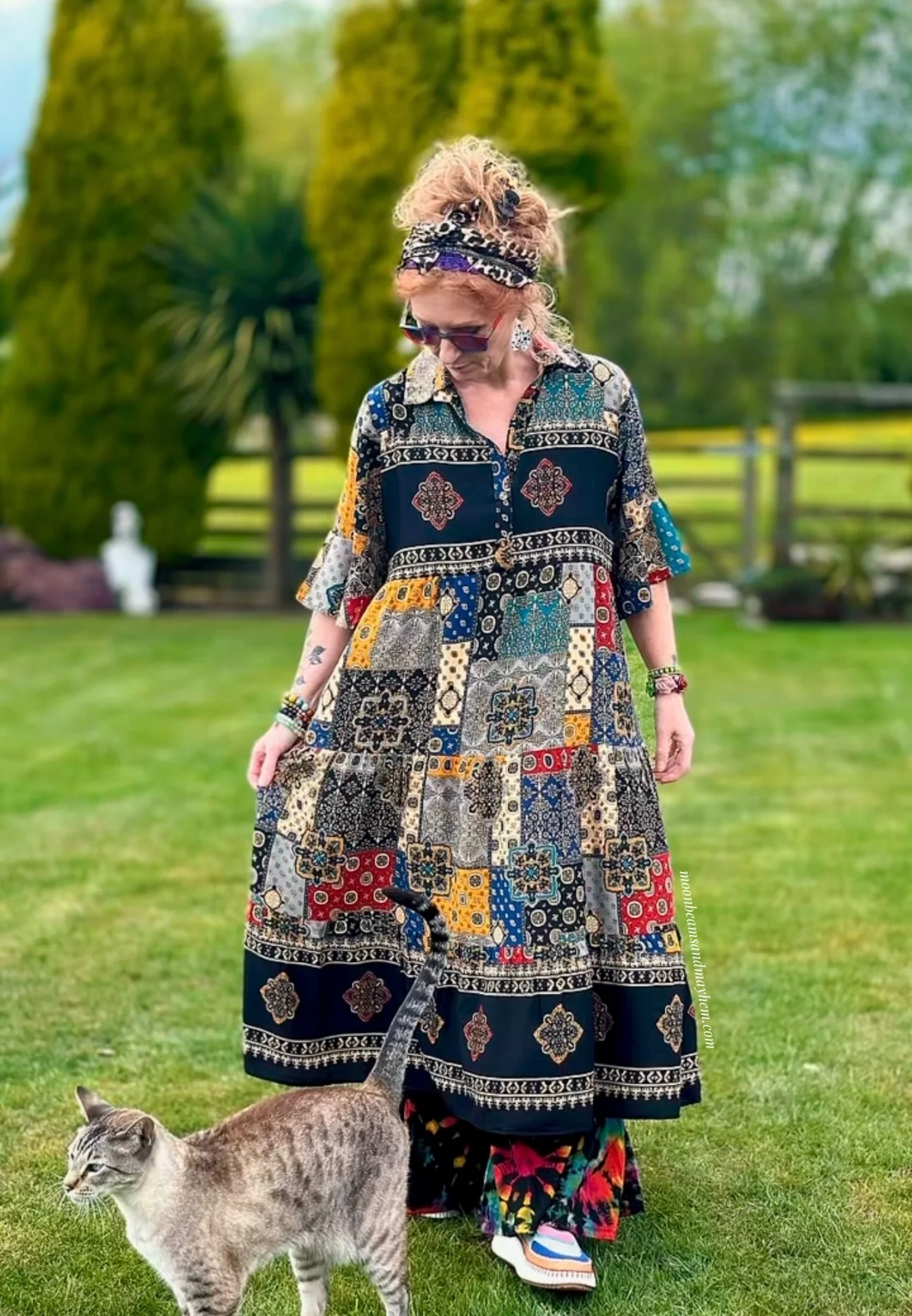 EDEN BELLE BOHEMIAN SHIRT DRESS (M) OF75 - Image 8