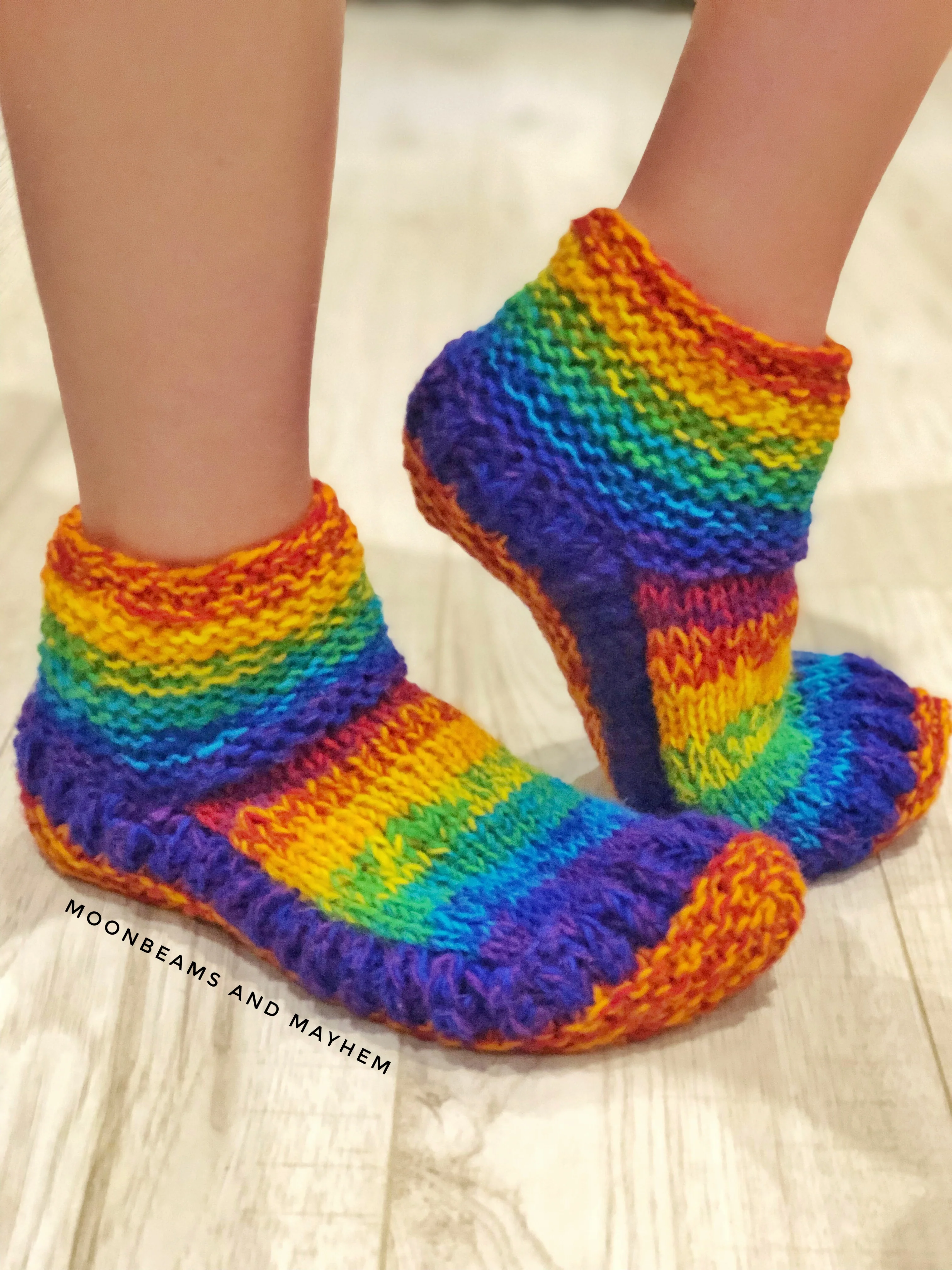 FLEECE LINED SNUGGLE SOCKS / SLIPPERS - Image 3