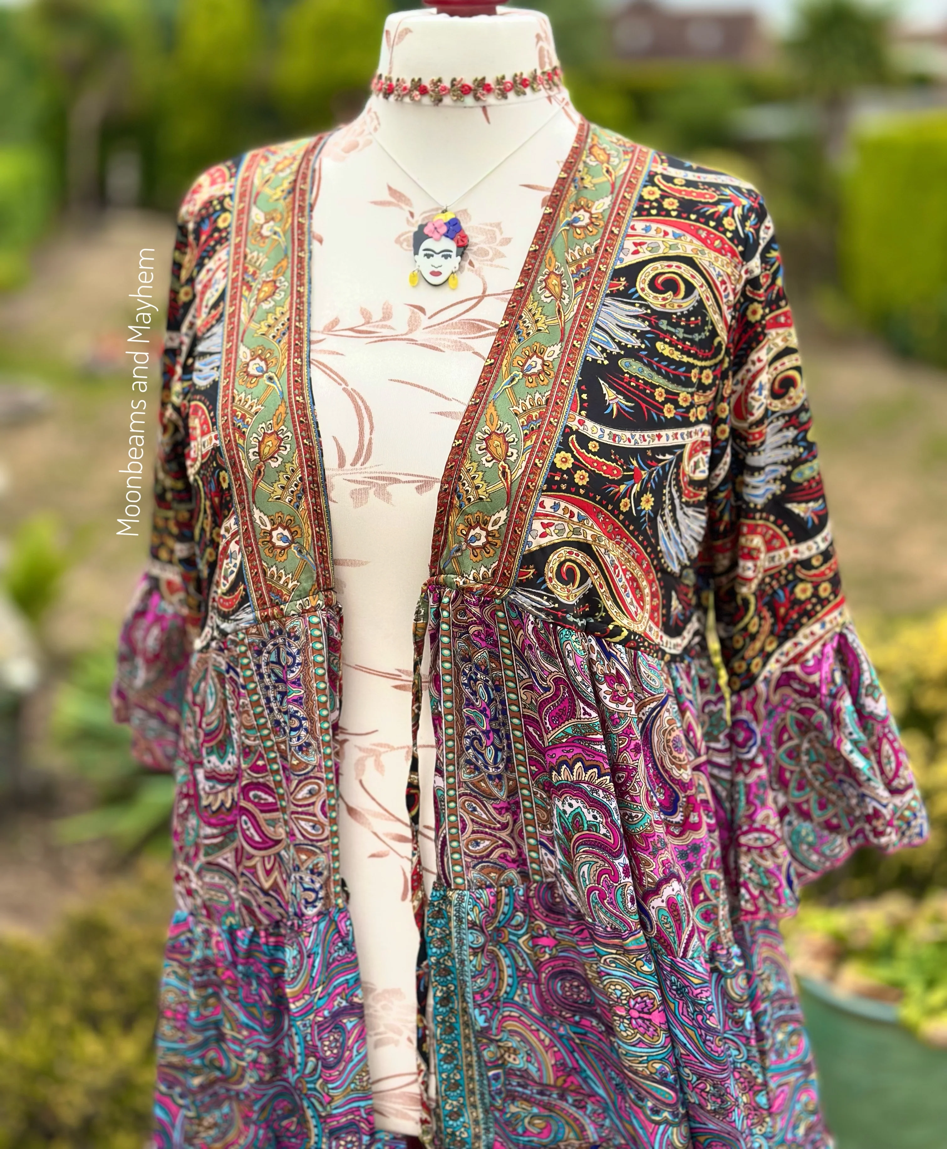 FLOWER MOON KIMONO / DRESS (OFFM31) - Image 3