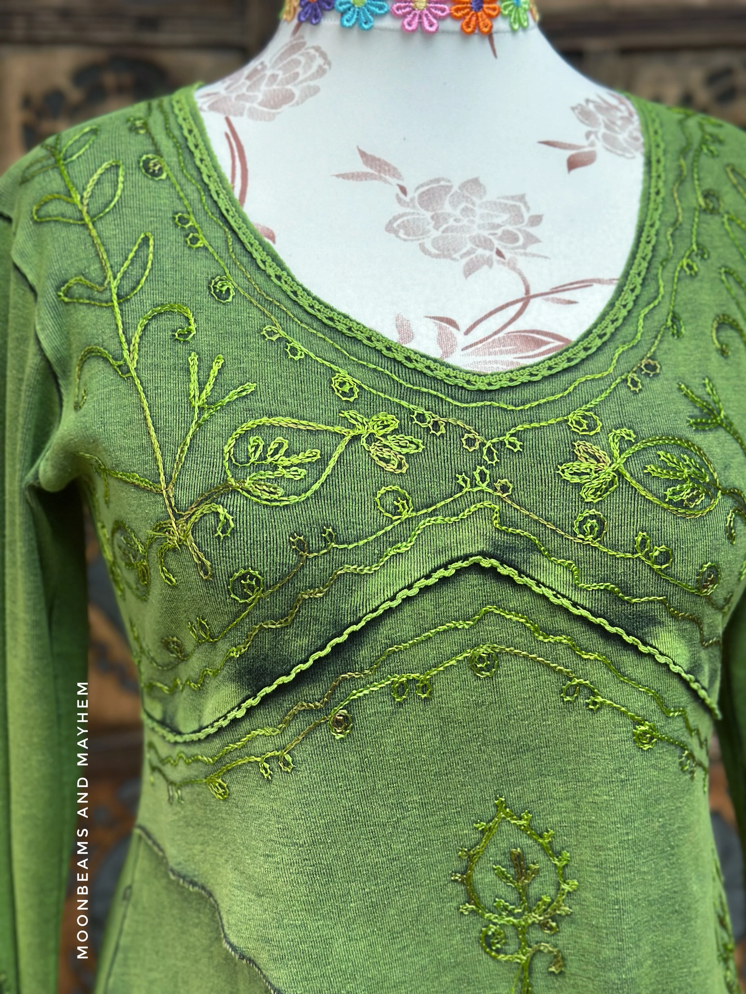 FOREST GREEN PIXIE TOP (L) - Image 4