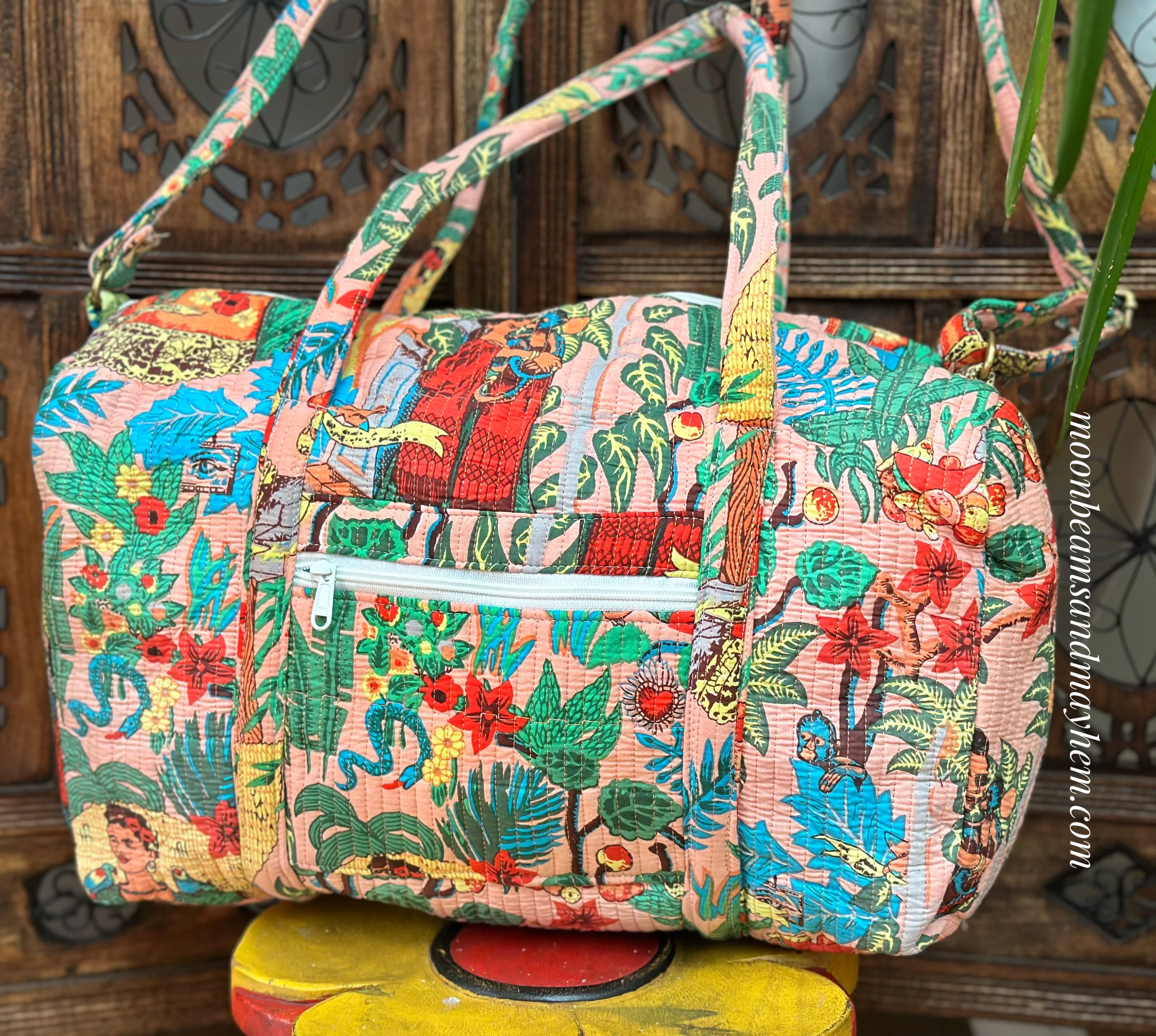 KANTHA GODDESS WEEKENDER HOLDALL DUFFLE BAG (BA139) - Image 4