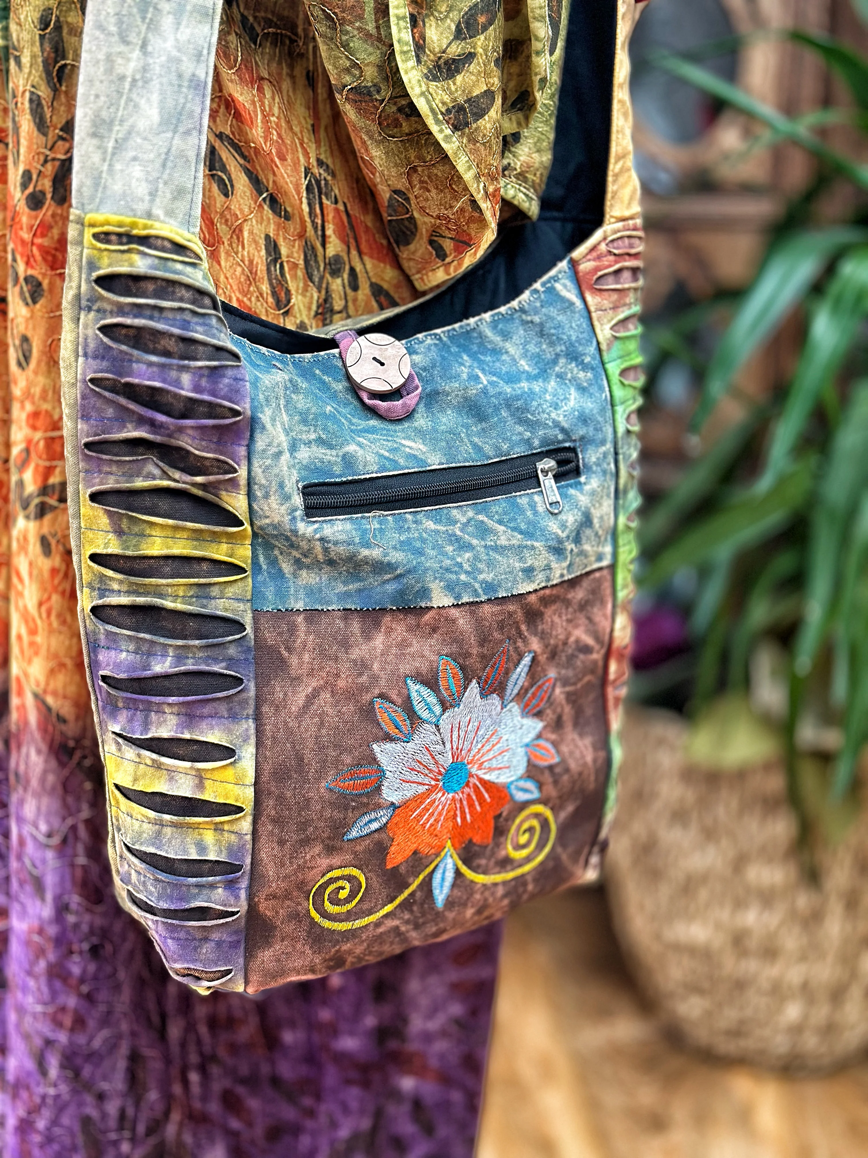 MAGICAL COTTON BLOOM SHOULDER BAG (BA113) - Image 2