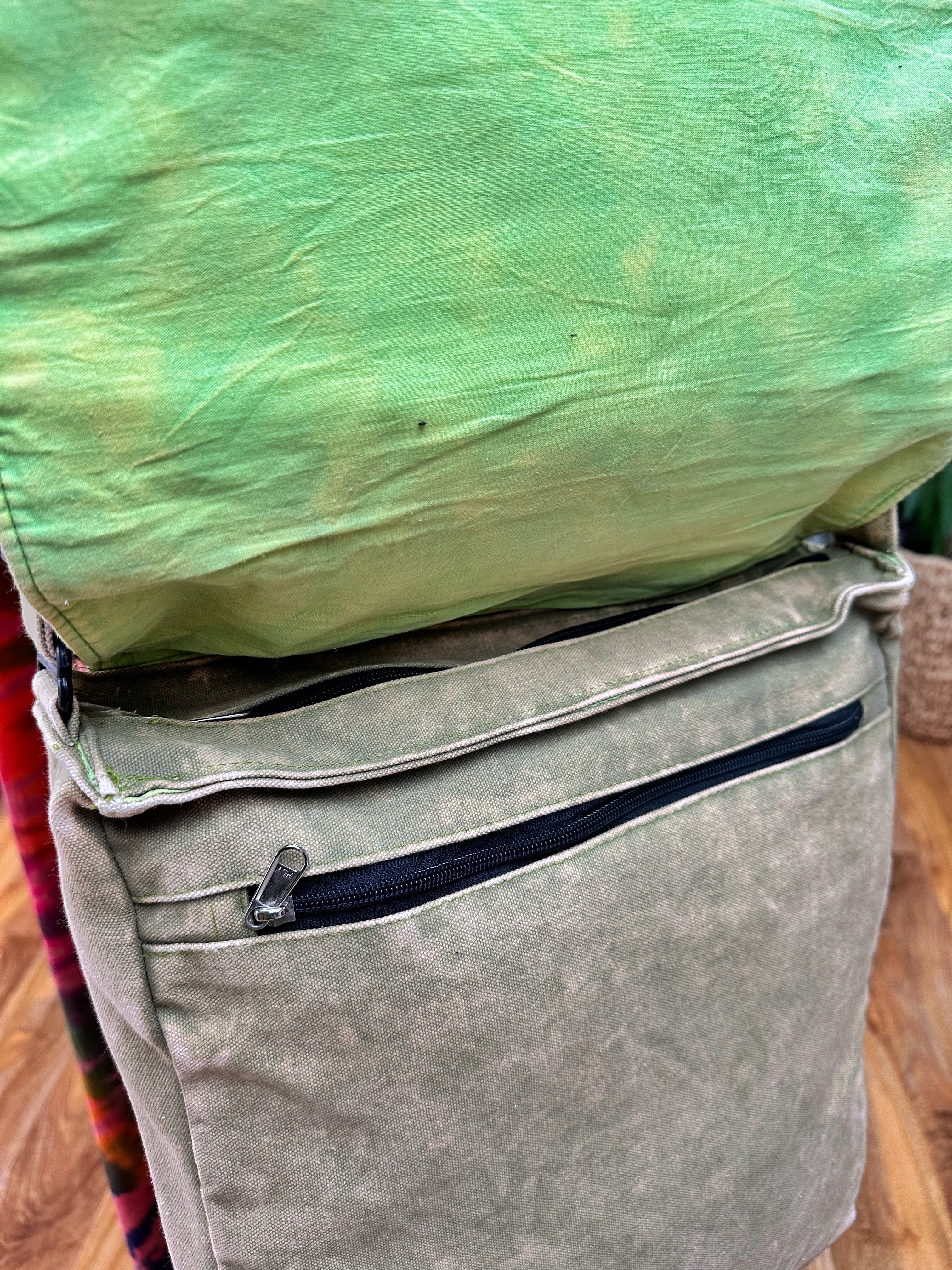 OVERSIZED FOLK SATCHEL (ONE ONLY) SLB9 - Image 3