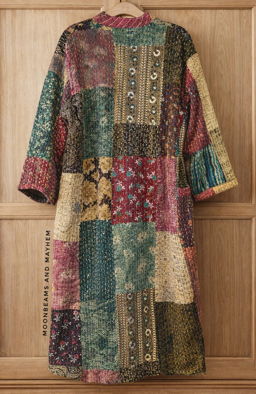 SAFFRON SOUL KIMONO/DUSTER COAT (OF756CL) - Image 2