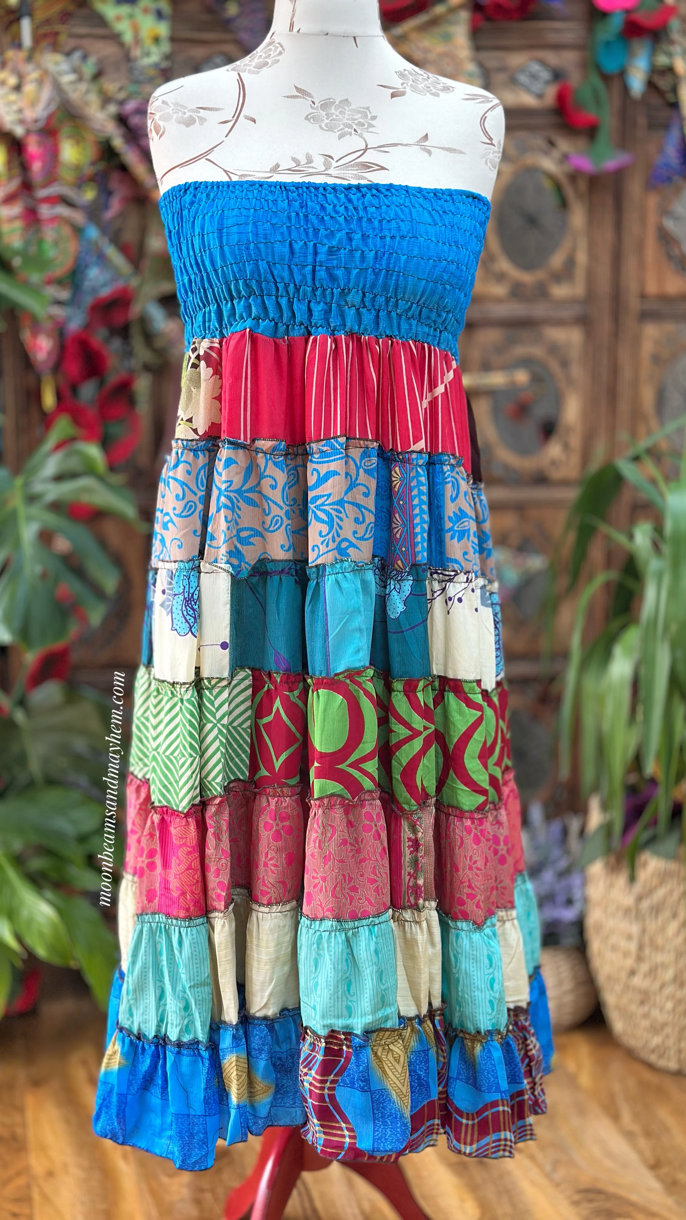 STUNNING SHANGRI LA RUFFLE MAXI SKIRT (SR812) - Image 2