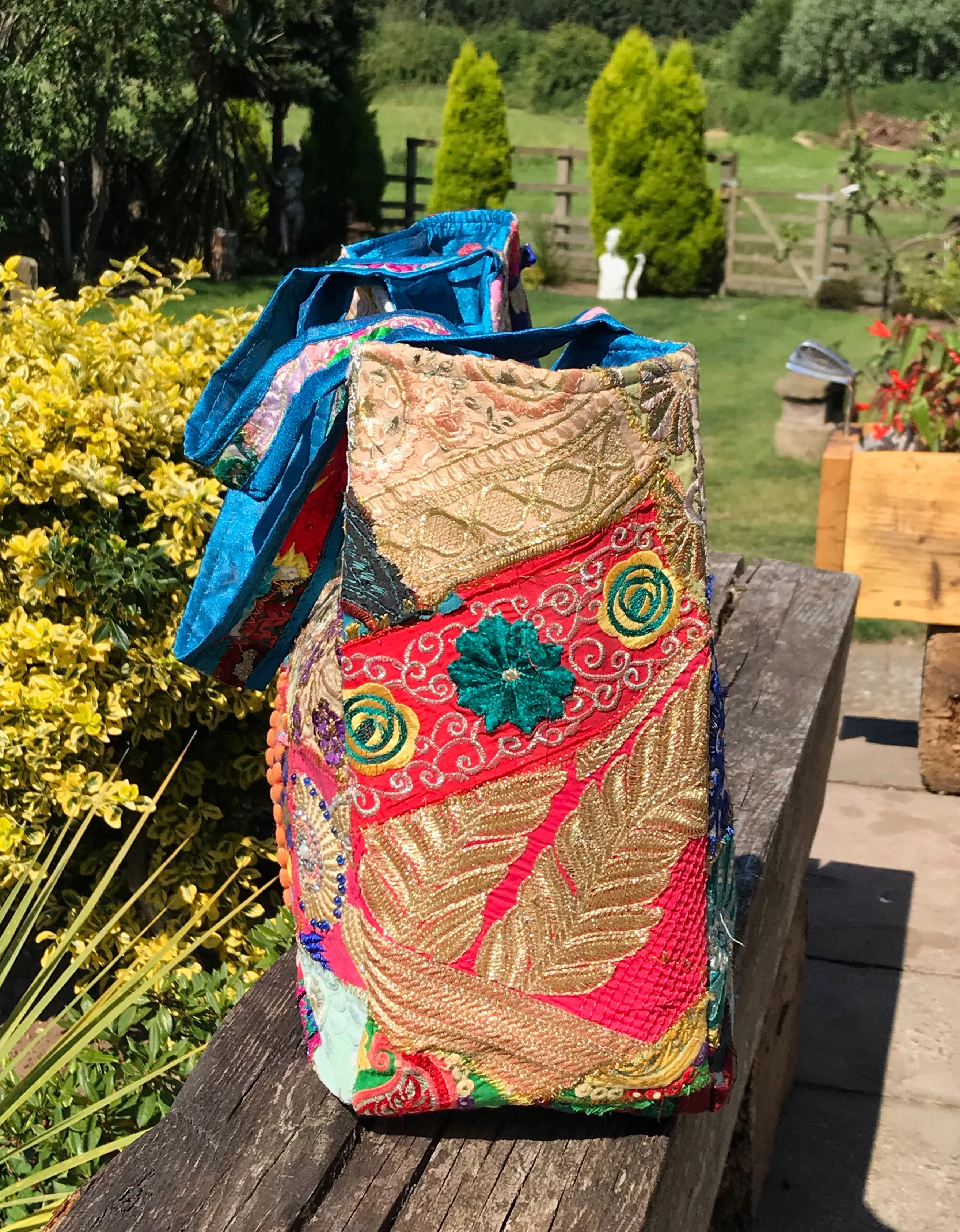 WILD SPIRIT EMBROIDERED SHOULDER BAG / TOTE - Image 3